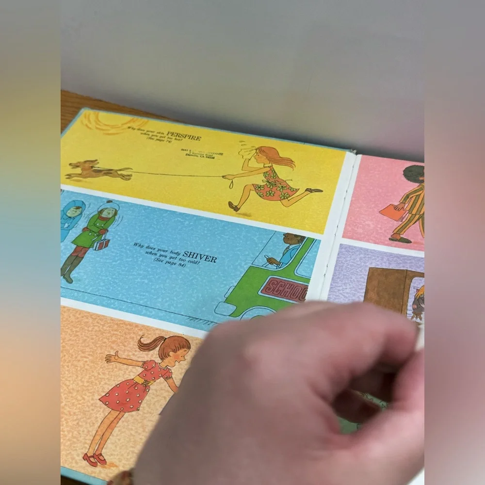 Joe Kaufman's Educational Kids Book - How We Are Born, Grow, Work, and Learn vtg